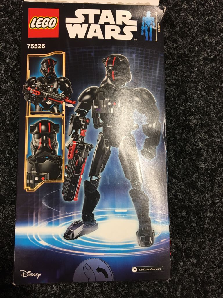 Star Wars Lego 75526 Elite Tie Fighter Pilot - Lego Buildable Figures action figure collectible - Main Image 2