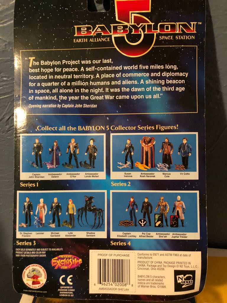 Babylon 5 She’Lah The Gain Intelligence - Previews Exclusive action figure collectible [Barcode 696254020088] - Main Image 2