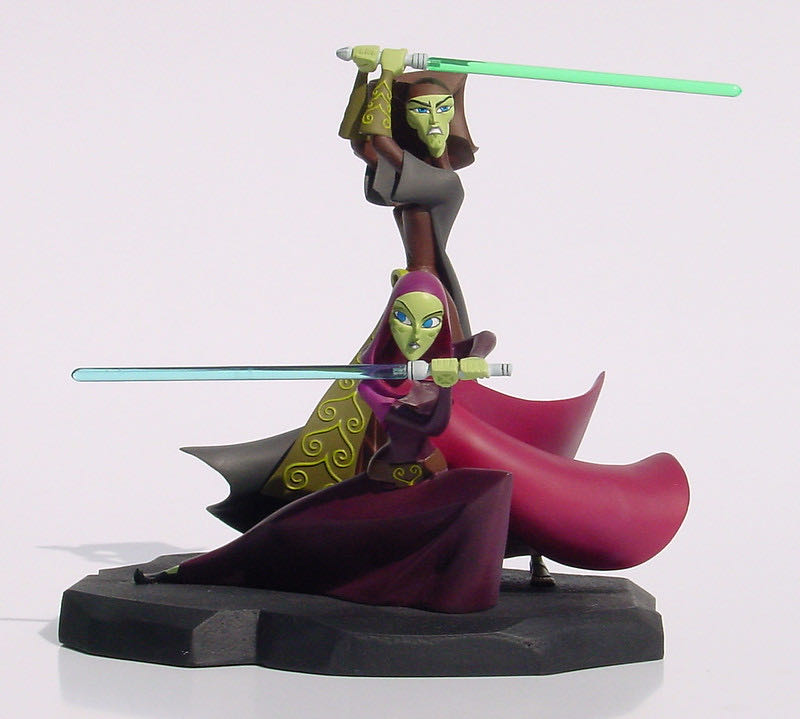 Star Wars Clone Wars Bariss Offee And Luminara Unduli - Gentle Giant (Star Wars) action figure collectible [Barcode 871810000456] - Main Image 3