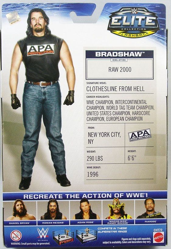 Bradshaw - WWE Mattel (WWE Elite Series 38 (2015)) action figure collectible - Main Image 2