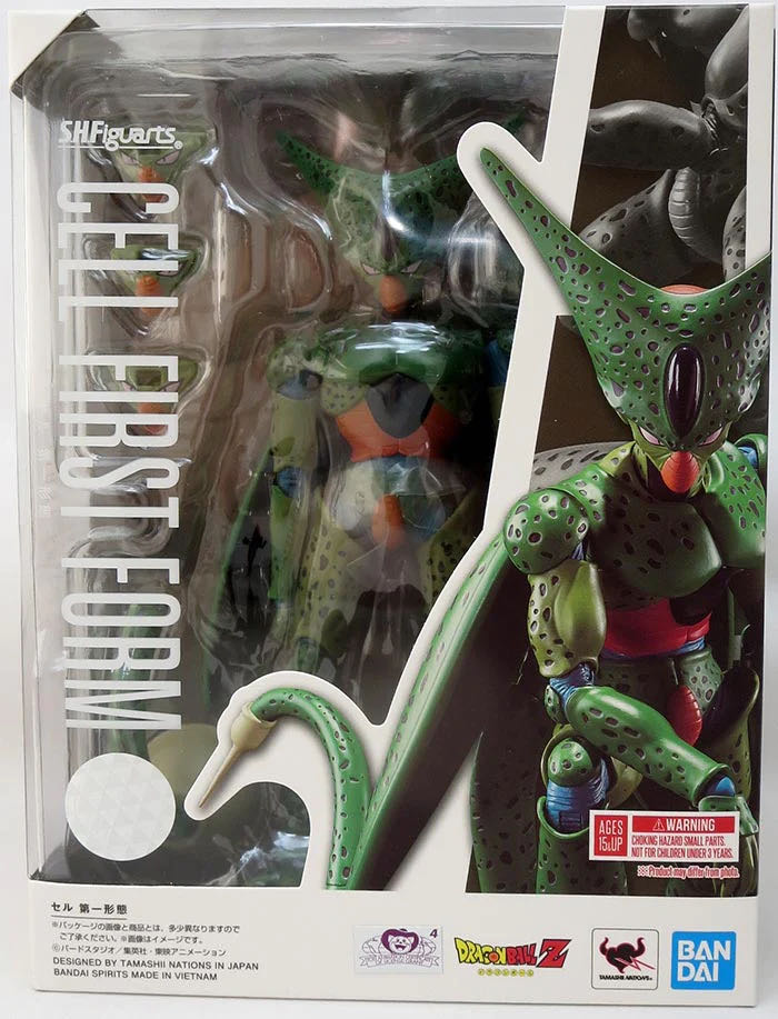 Dragon Ball: Cell First Form S.H.Figuarts - Bandai Spirits - S.H. Figuarts (Dragon Ball Z) action figure collectible - Main Image 4