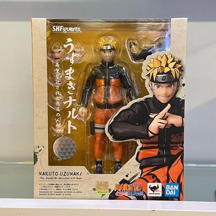 Bandai S.H Figuarts Naruto: 015 Naruto Uzumaki - Bandai Tamashii Nations (Naruto Shippuden) action figure collectible - Main Image 4