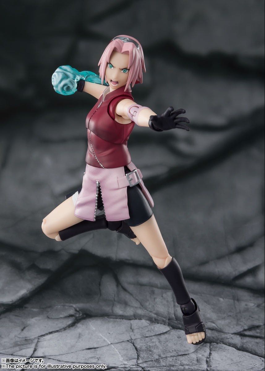 Bandai S.H Figuarts Naruto: 016 Sakura Haruno - Bandai Tamashii Nations (Naruto Shippuden) action figure collectible - Main Image 2