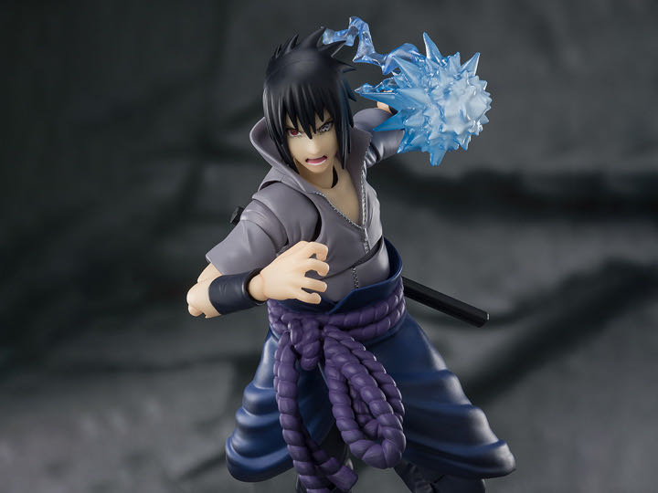 Bandai S.H Figuarts Naruto: 017 Sasuke Uchiha - Bandai Tamashii Nations (Naruto Shippuden) action figure collectible - Main Image 3
