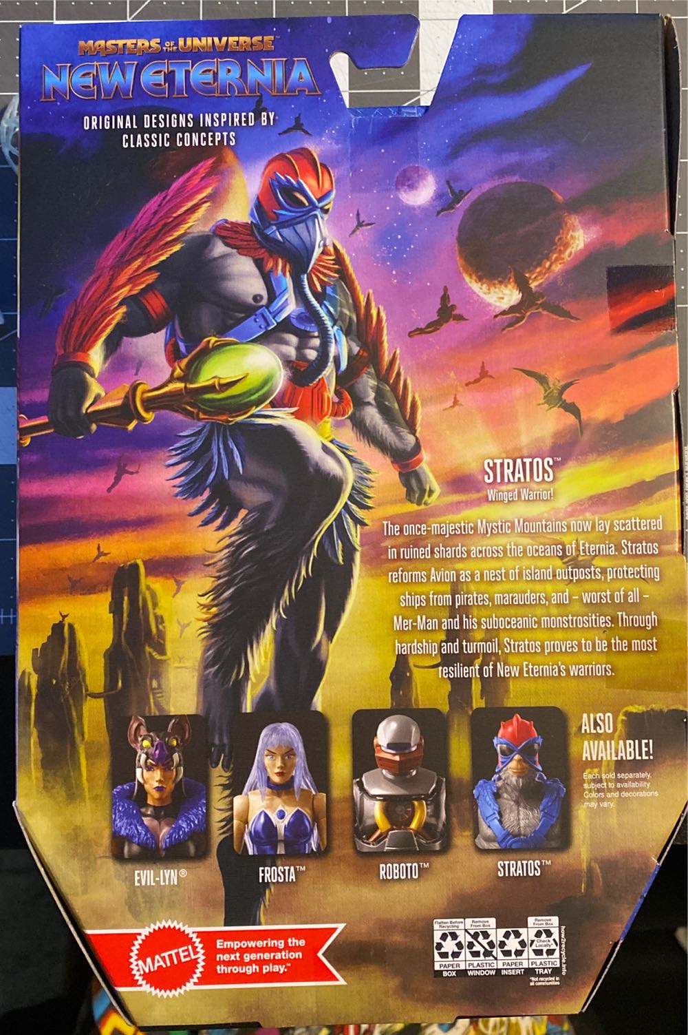 Wave 7 - Stratos - Mattel (Masters Of The Universe) action figure collectible [Barcode 194735111503] - Main Image 3