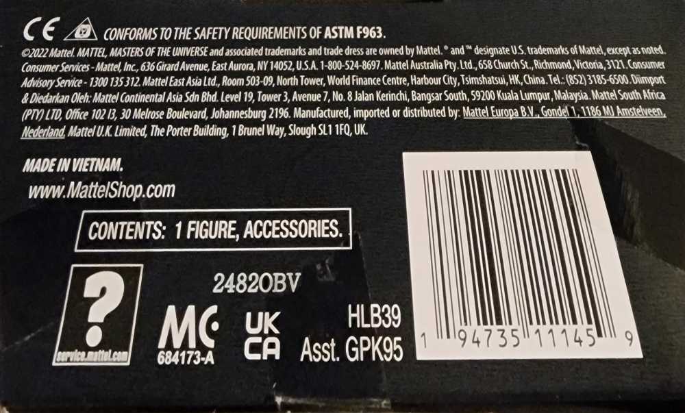 Evil-Lyn(sorceress) - Mattel (Masters of the Universe: Masterverse) action figure collectible [Barcode 194735111459] - Main Image 4