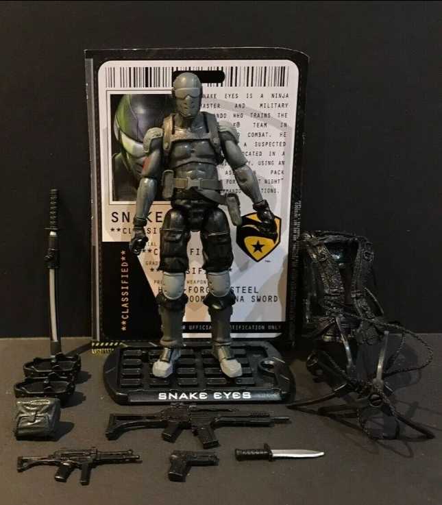 Snake eyes V48 - Hasbro - G.I. Joe (GI Joe Resolute) action figure collectible - Main Image 1
