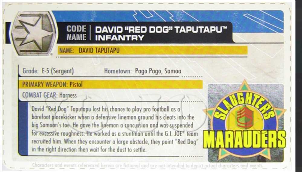 Red Dog - Hasbro - G.I. Joe (GI Joe 25th Anniversary) action figure collectible - Main Image 3