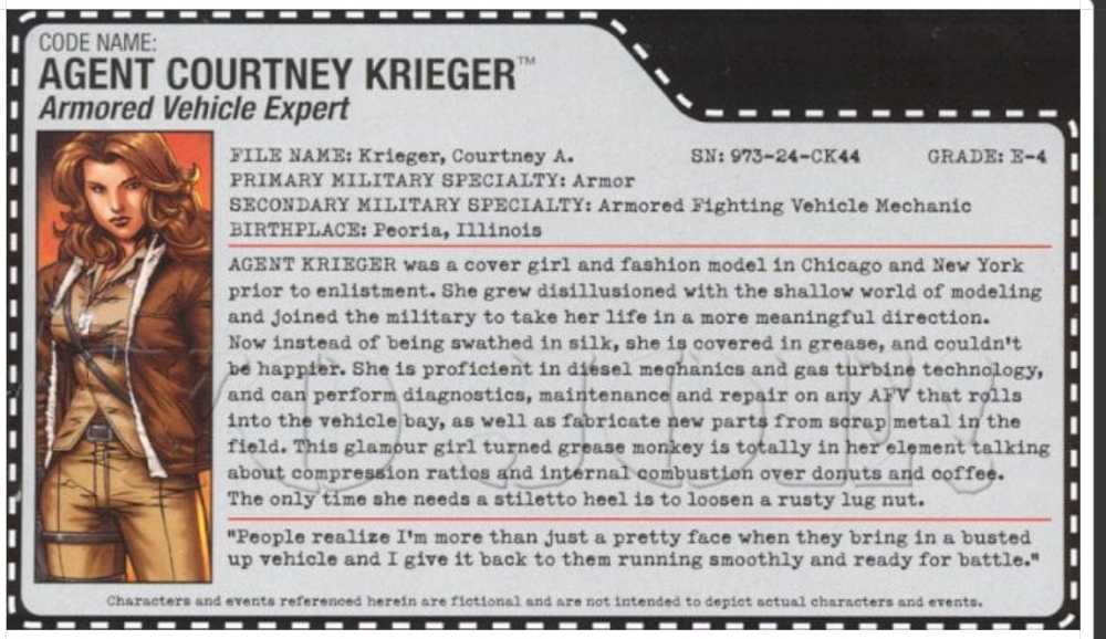 Courtney Kreiger - Hasbro - G.I. Joe (GI Joe vs. Cobra) action figure collectible - Main Image 2