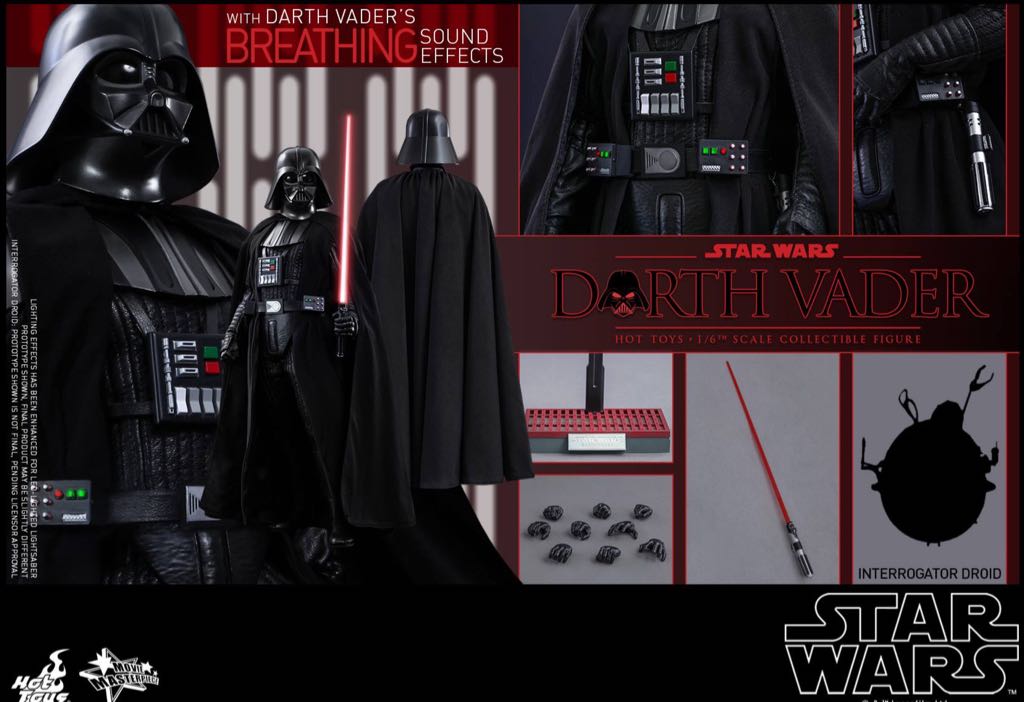Darth Vader - Hot Toys (Star Wars) action figure collectible - Main Image 2