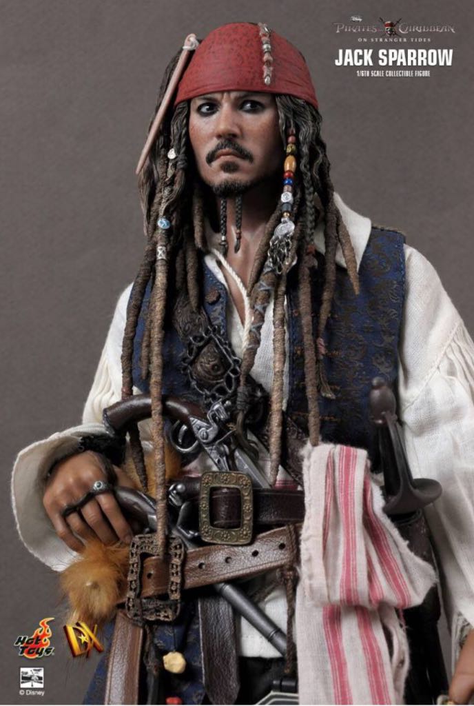 Captain Jack Sparrow (DX06 Version) - Hot Toys (Movie Favourites) action figure collectible - Main Image 2