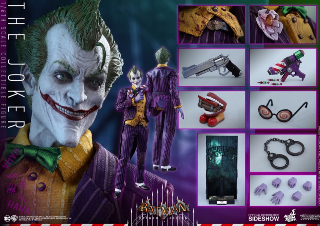 Joker (Arkham Asylum) - Hot Toys (DC) action figure collectible - Main Image 2