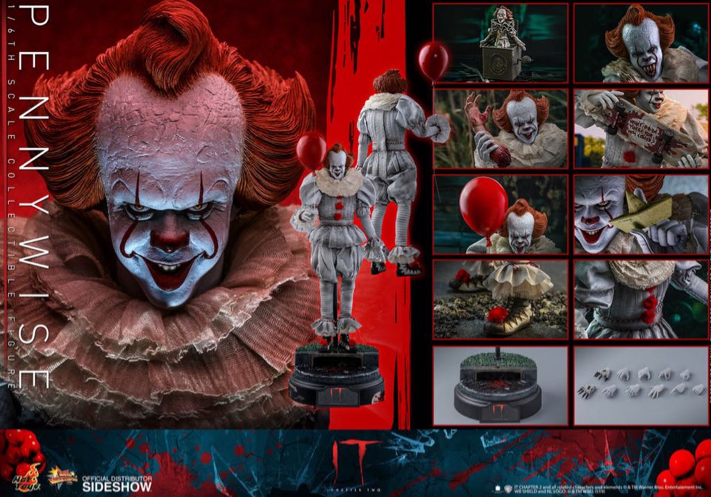 Pennywise - Hot Toys (Movie Favourites) action figure collectible - Main Image 2