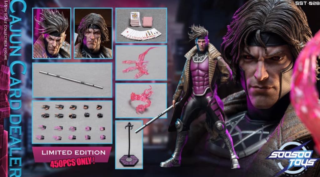 Gambit - SooSoo (X-Men) action figure collectible - Main Image 2