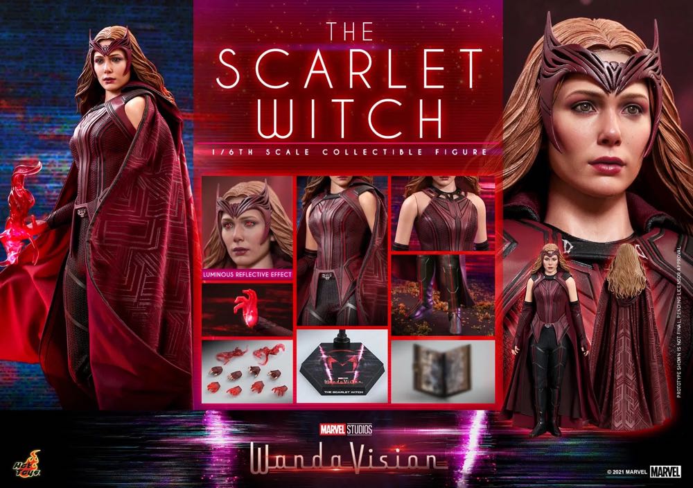 Scarlet Witch - Hot Toys (Marvel Movies) action figure collectible - Main Image 3