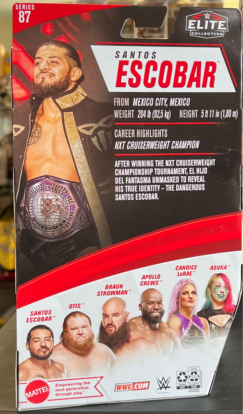 Santos Escobar - Mattel Wwe (WWE) action figure collectible - Main Image 2