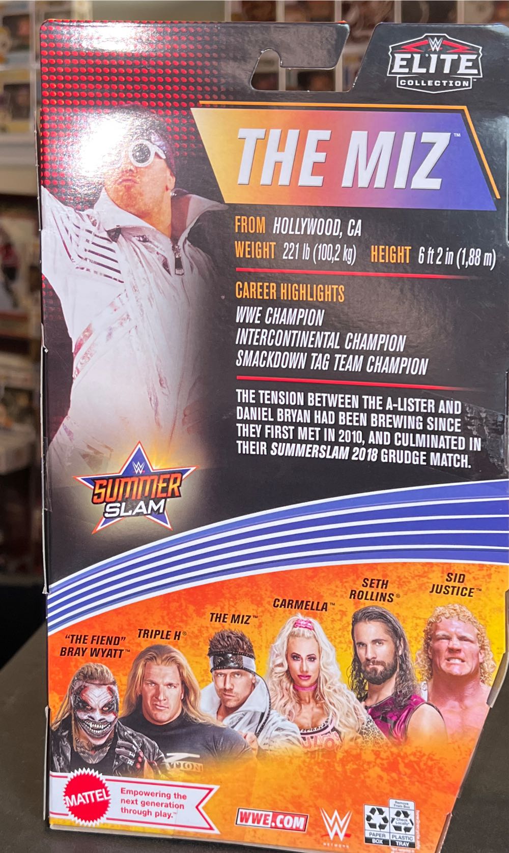 The Miz - Mattel Wwe (WWE) action figure collectible - Main Image 2