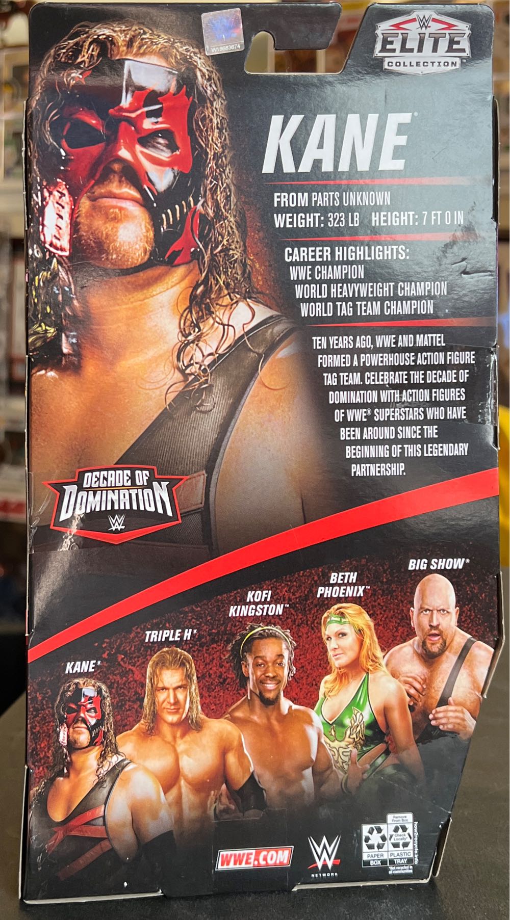 Kane - Mattel Wwe (WWE) action figure collectible - Main Image 2