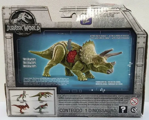 Triceratops - Mattel (Jurassic World) action figure collectible - Main Image 4