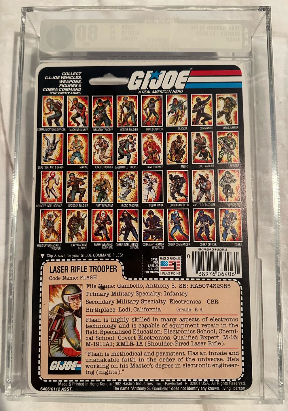 Flash - Hasbro (G.I. Joe: A Real American Hero) action figure collectible [Barcode 038976064061] - Main Image 2