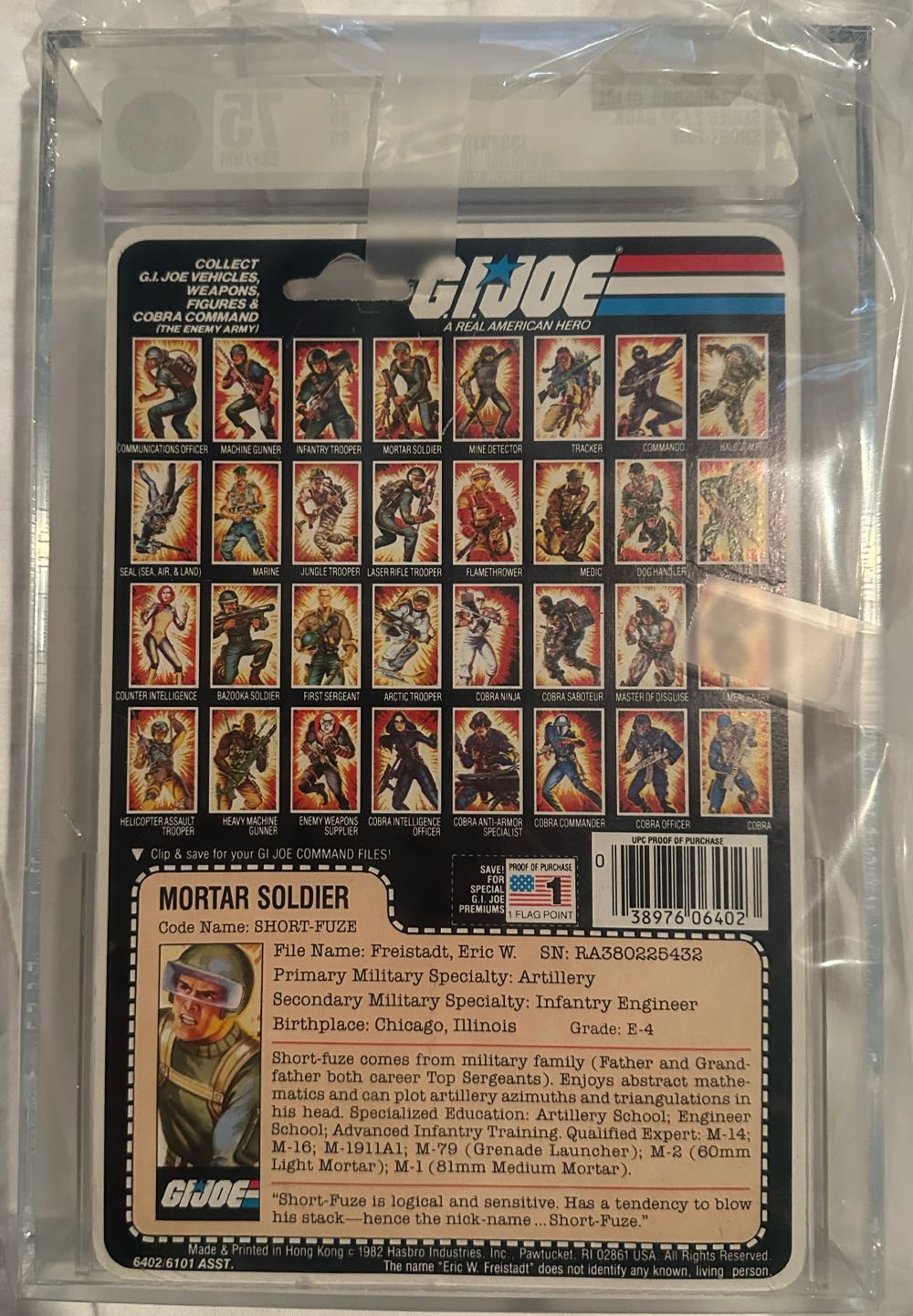 Short-Fuze V1 - Hasbro - G.I. Joe (G.I. Joe) action figure collectible [Barcode 038976064023] - Main Image 2