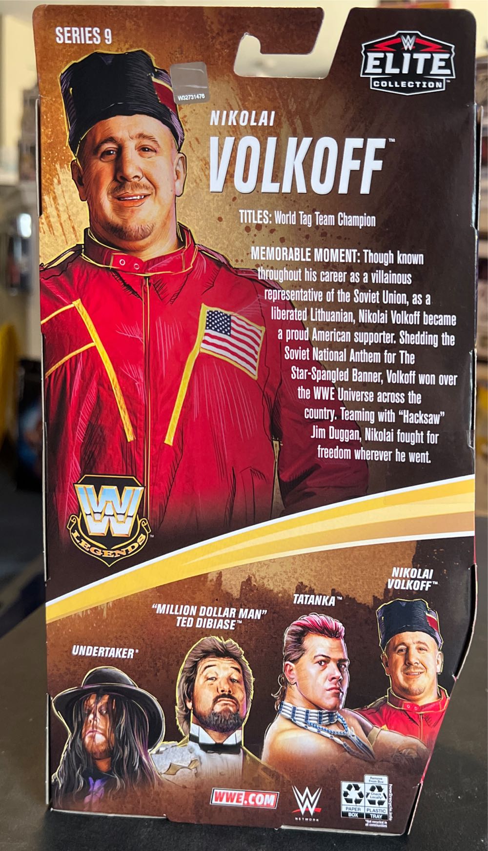 Nikolai Volkoff - Mattel (Mattel Elite Collection Legends) action figure collectible - Main Image 2