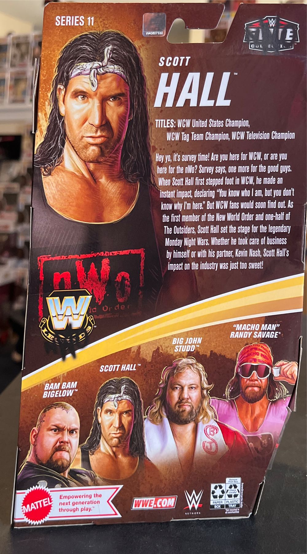 Scott Hall - Mattel Wwe (WWE) action figure collectible - Main Image 2