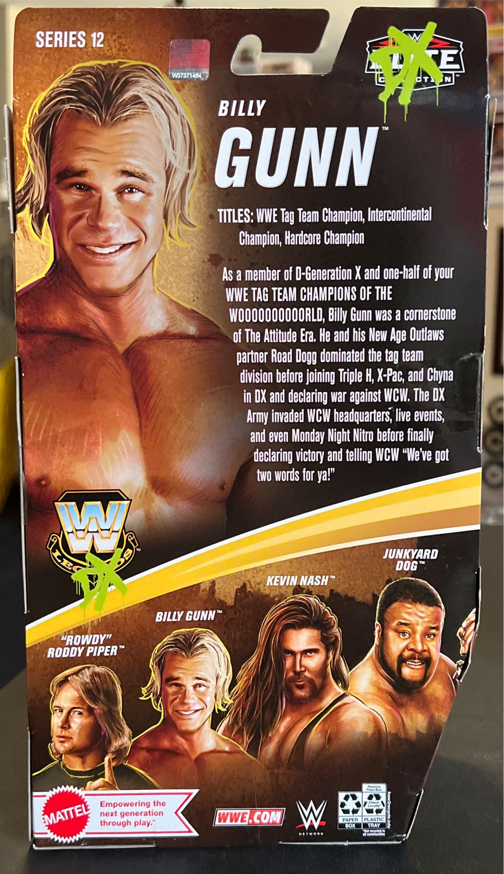 Billy Gunn - Mattel Wwe (WWE) action figure collectible - Main Image 2