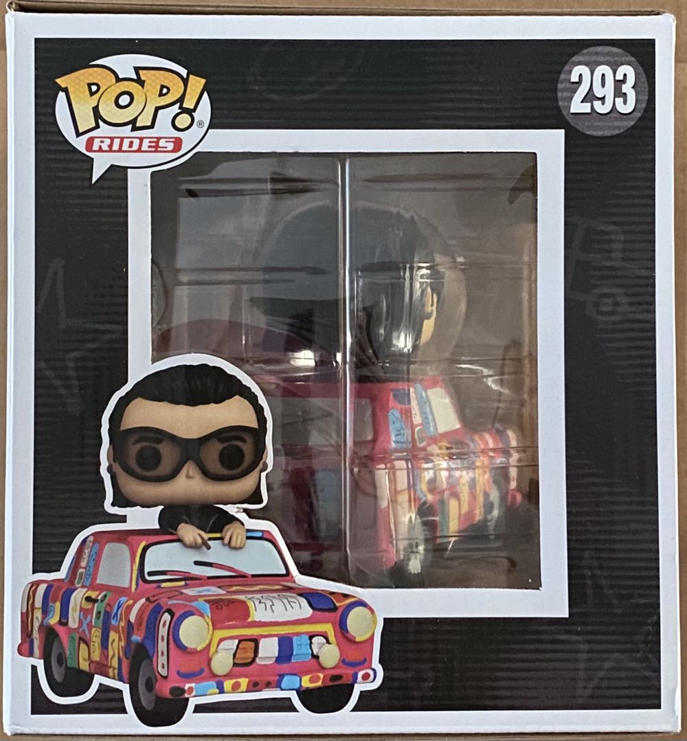 Pop! Rides (U2): #293 Bono With Achtung Baby Car - Funko (U2 Zoo TV) action figure collectible [Barcode 889698640312] - Main Image 2