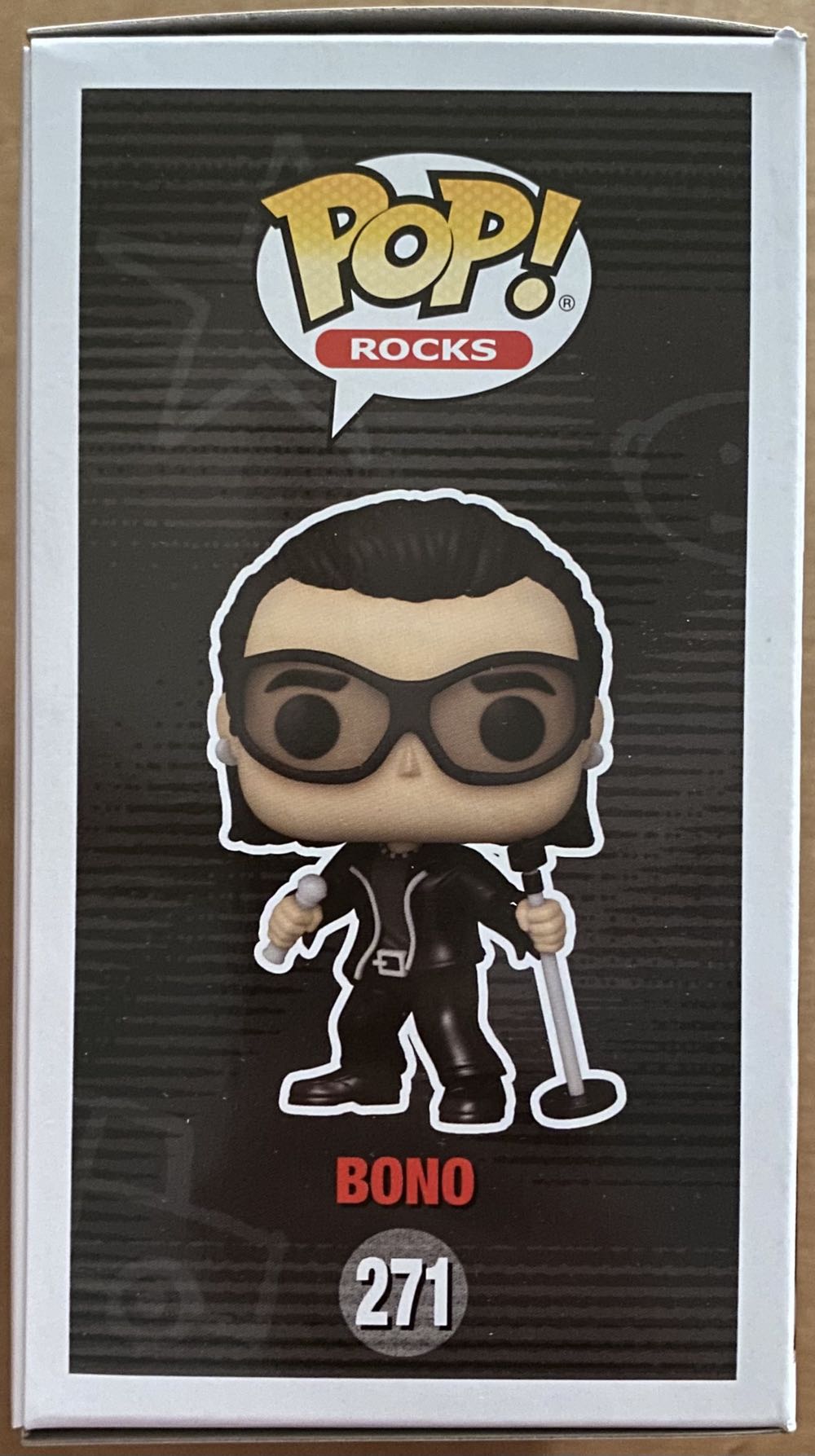 U2 Bono Pop! Rocks (U2): #271 Bono - Funko (U2 Zoo TV) action figure collectible [Barcode 889698640336] - Main Image 2