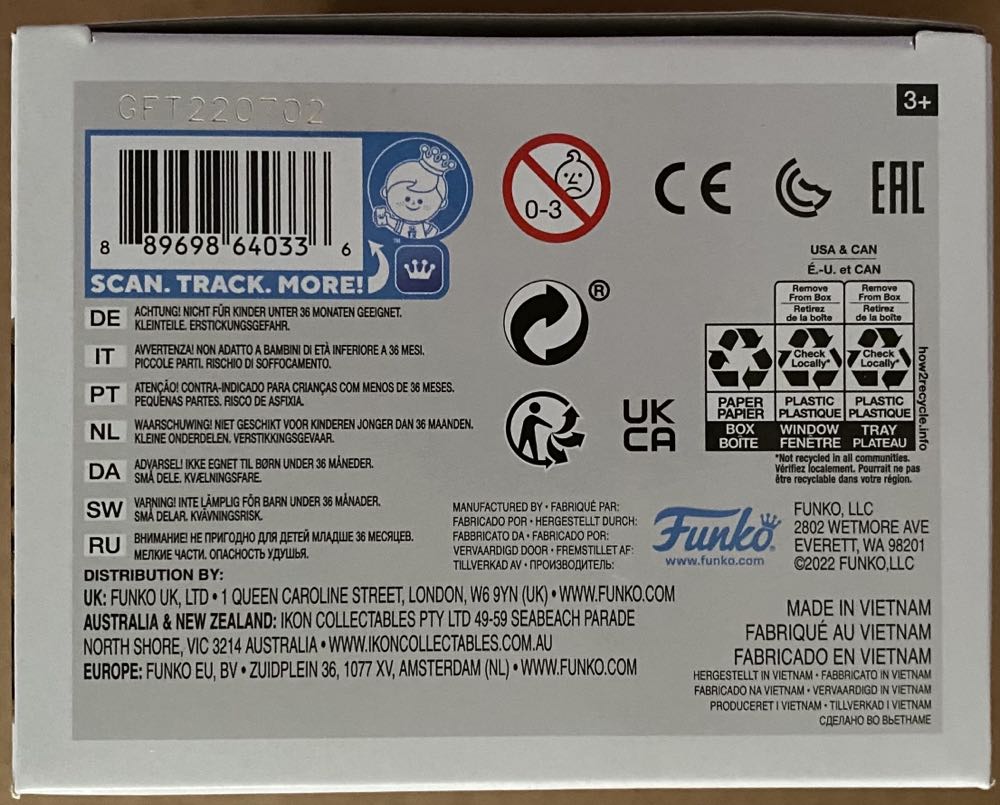 U2 Bono Pop! Rocks (U2): #271 Bono - Funko (U2 Zoo TV) action figure collectible [Barcode 889698640336] - Main Image 4