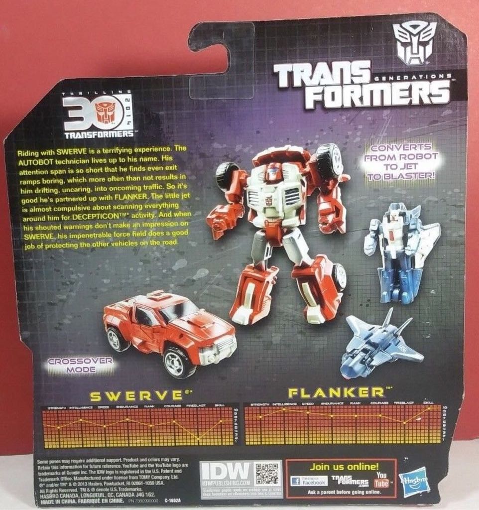 Swerve & Flanker - Hasbro/Takara (Transformers Generations: Thrilling 30) action figure collectible - Main Image 2