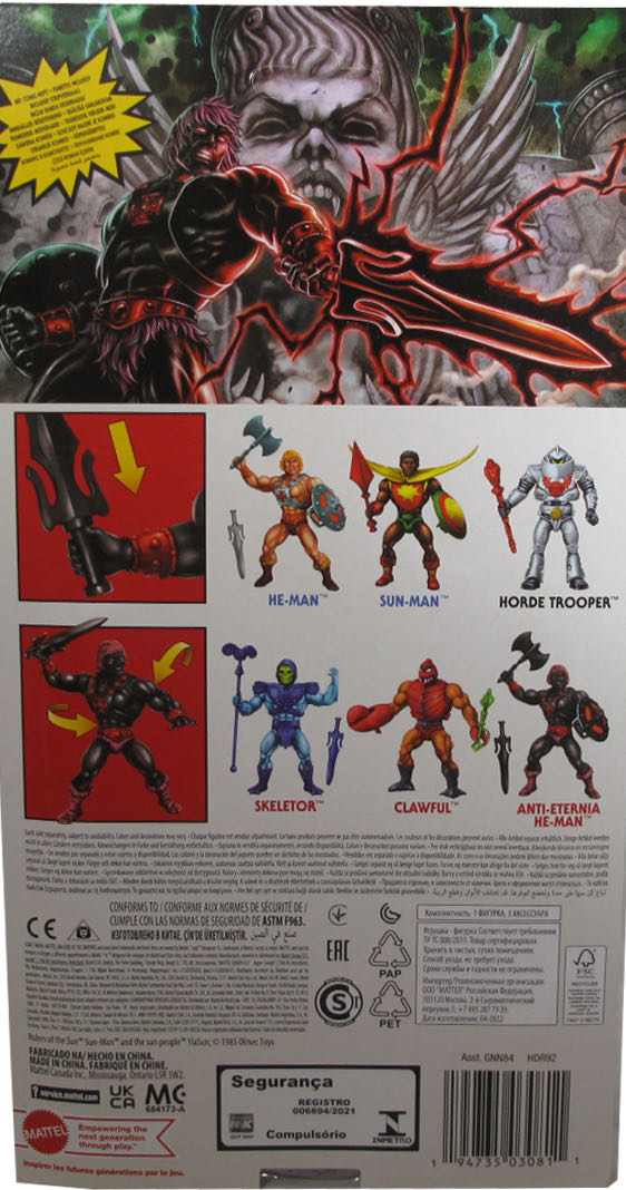 Motu Origins: Anti Eternia He-Man - Mattel (Masters Of The Universe Origins) action figure collectible - Main Image 4