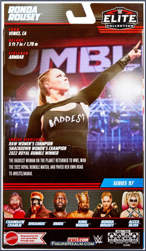 Ronda Rousey - WWE Elite 97 - Mattel (WWE Elite Collection Series 97) action figure collectible - Main Image 2