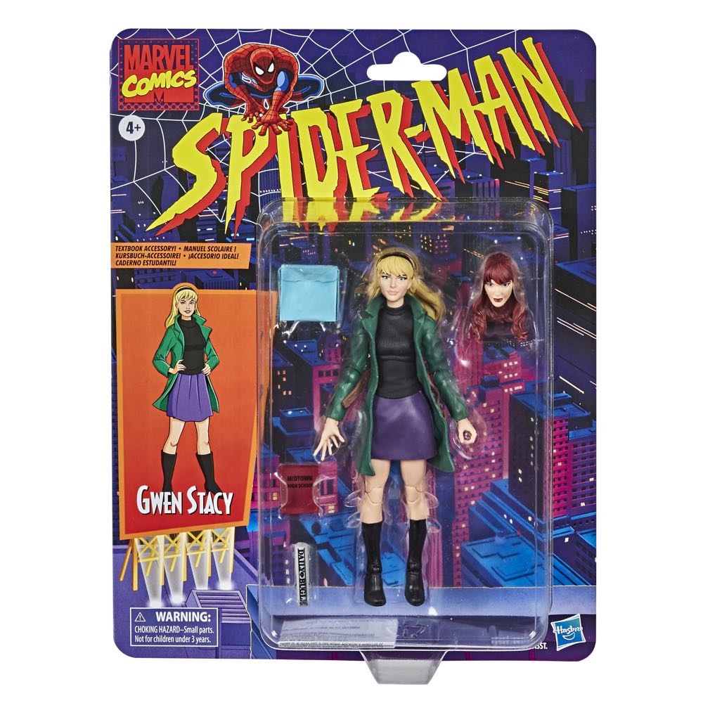Spider-Man: Retro Gwen Stacy - Hasbro (Marvel Legends) action figure collectible - Main Image 2