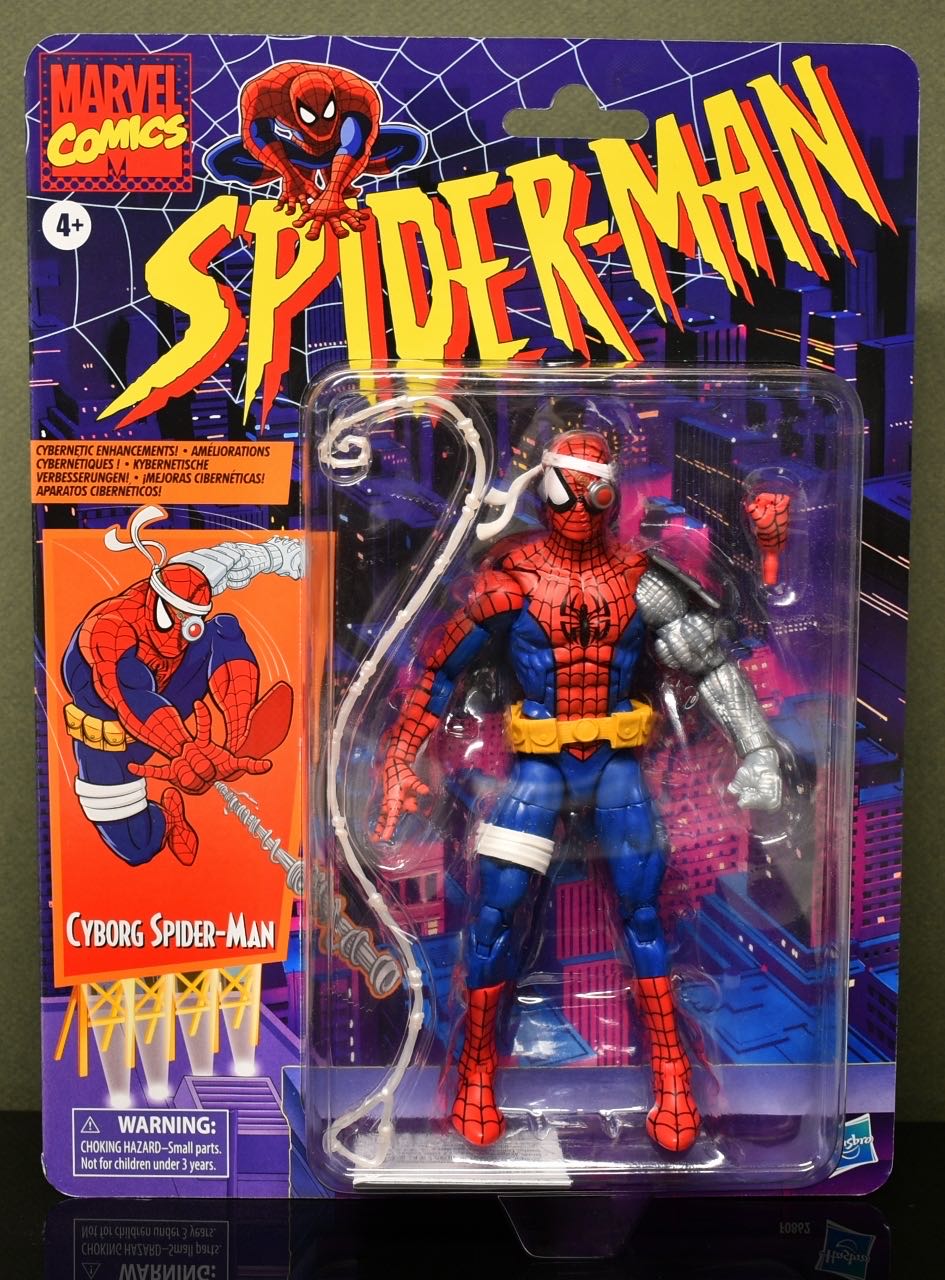 Spider-Man: Cyborg Spider-Man (Retro) - Hasbro (Marvel Legends) action figure collectible - Main Image 2