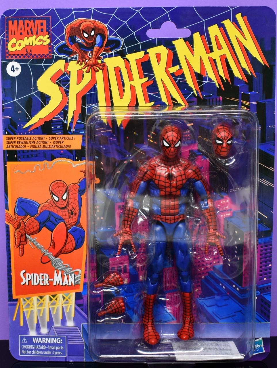Spider-Man: Spider-Man (Retro) - Hasbro (Marvel Legends) action figure collectible - Main Image 4