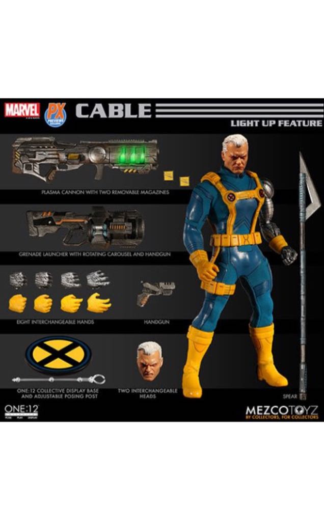 Cable - Mezco Toyz action figure collectible - Main Image 2