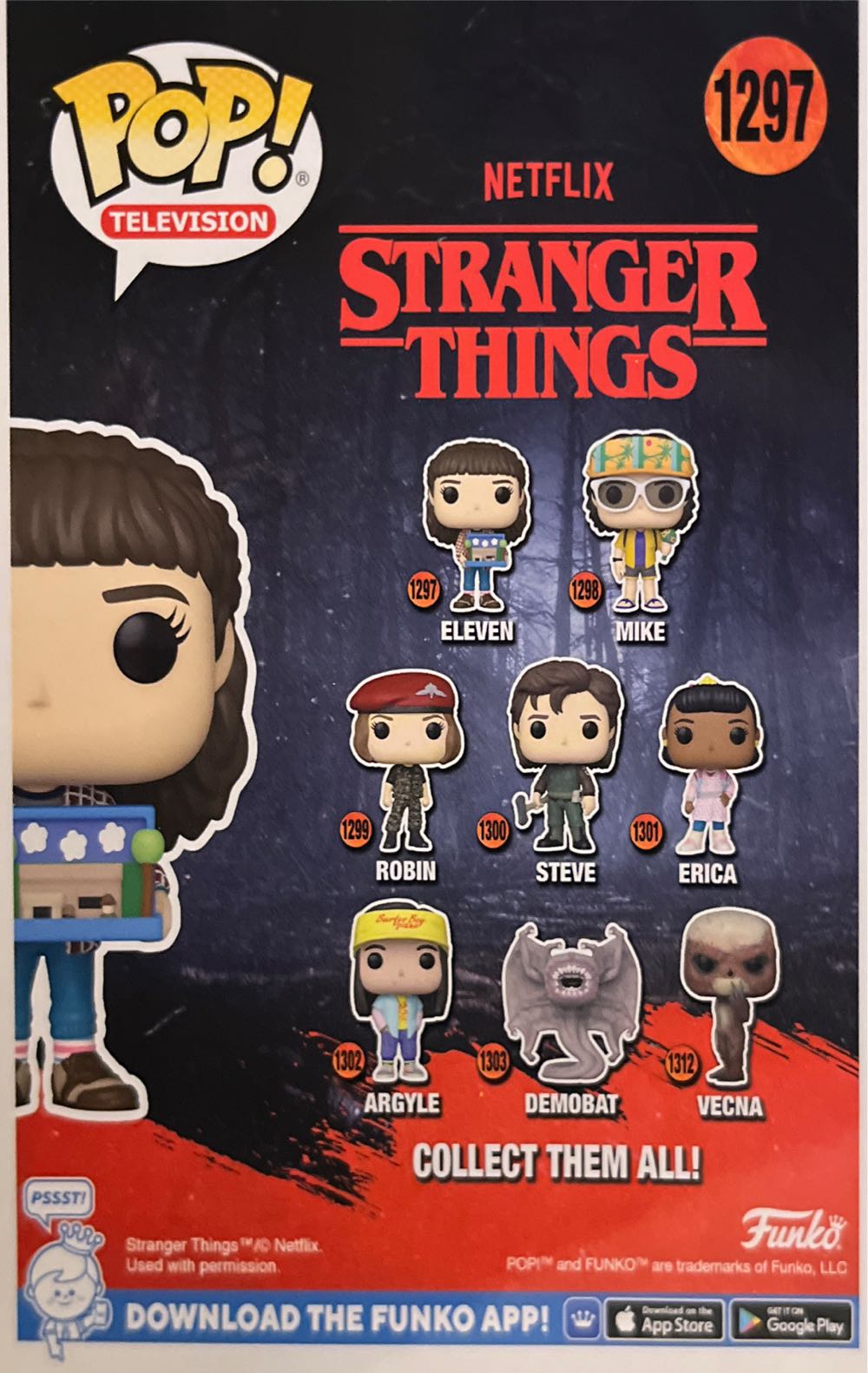 Eleven #1297 - Funko Pop (Stranger Things) action figure collectible [Barcode 889698656399] - Main Image 3