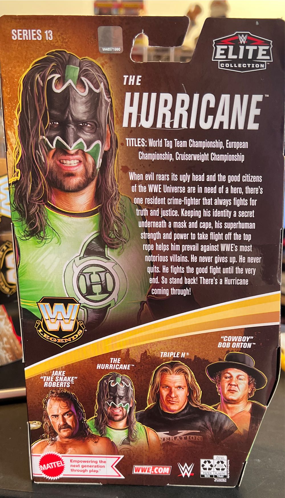 The Hurricane - Mattel Wwe (WWE) action figure collectible - Main Image 2