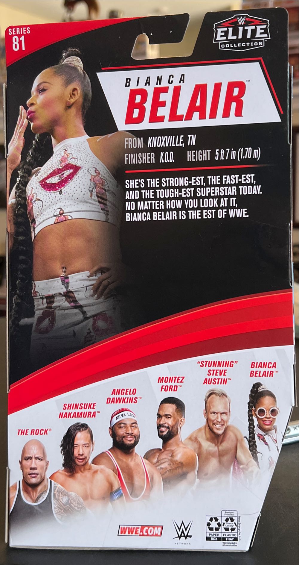 Bianca Belair - Mattel Wwe (WWE) action figure collectible - Main Image 2