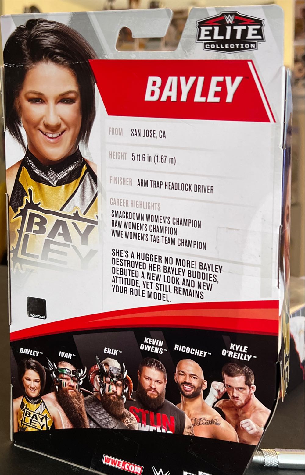 Bayley - Mattel Wwe (WWE) action figure collectible - Main Image 2