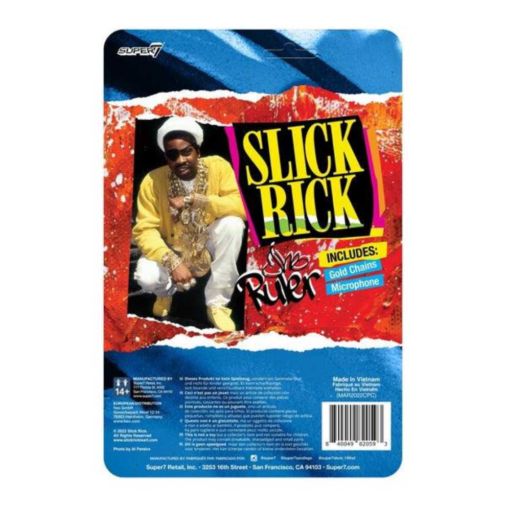 Slick Rick The Ruler Reaction Super 7 - Super 7 (Hip-Hop: ReAction Figures) action figure collectible [Barcode 840049820593] - Main Image 2