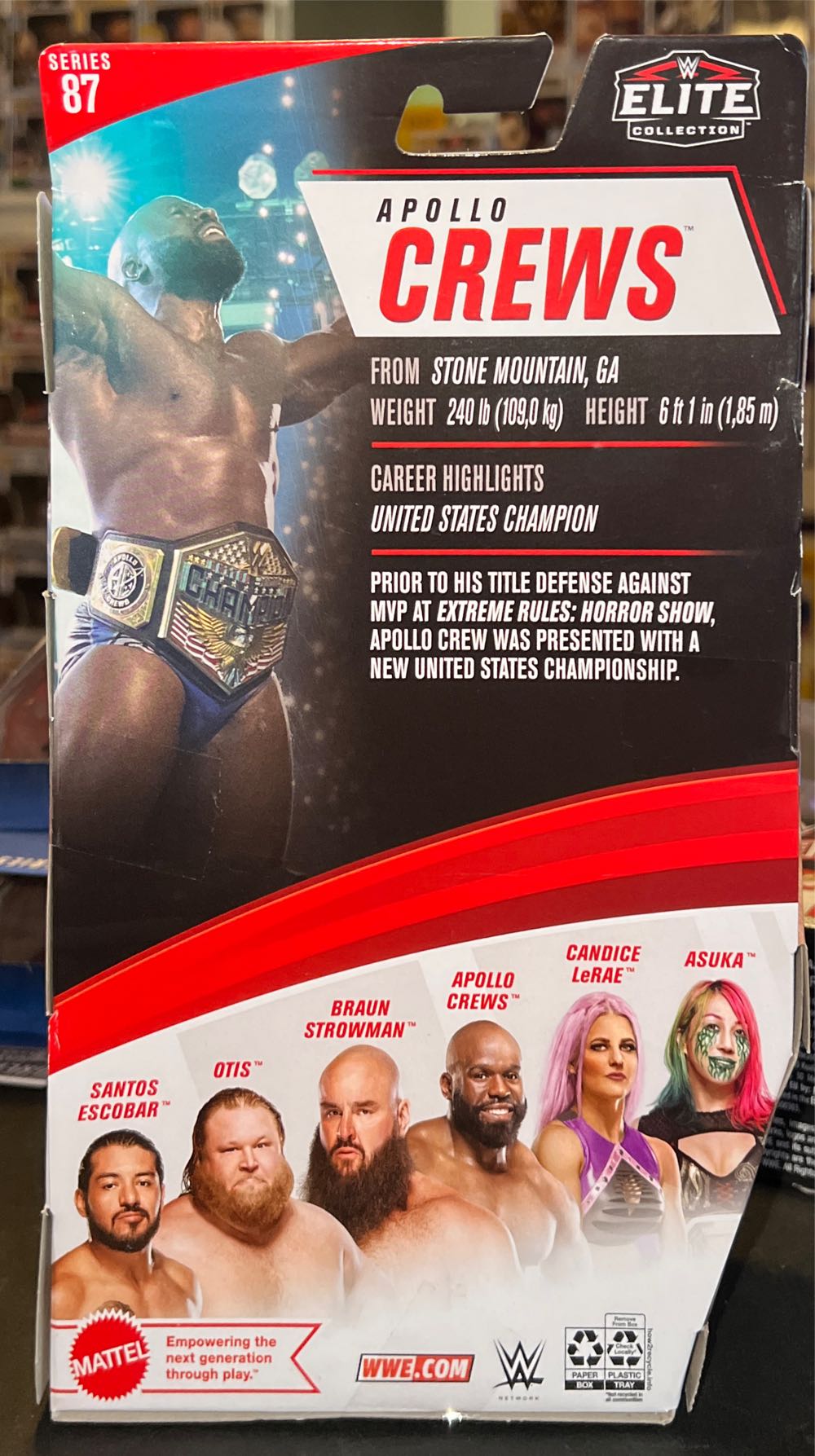 Apollo Crews - Mattel Wwe (WWE) action figure collectible - Main Image 2