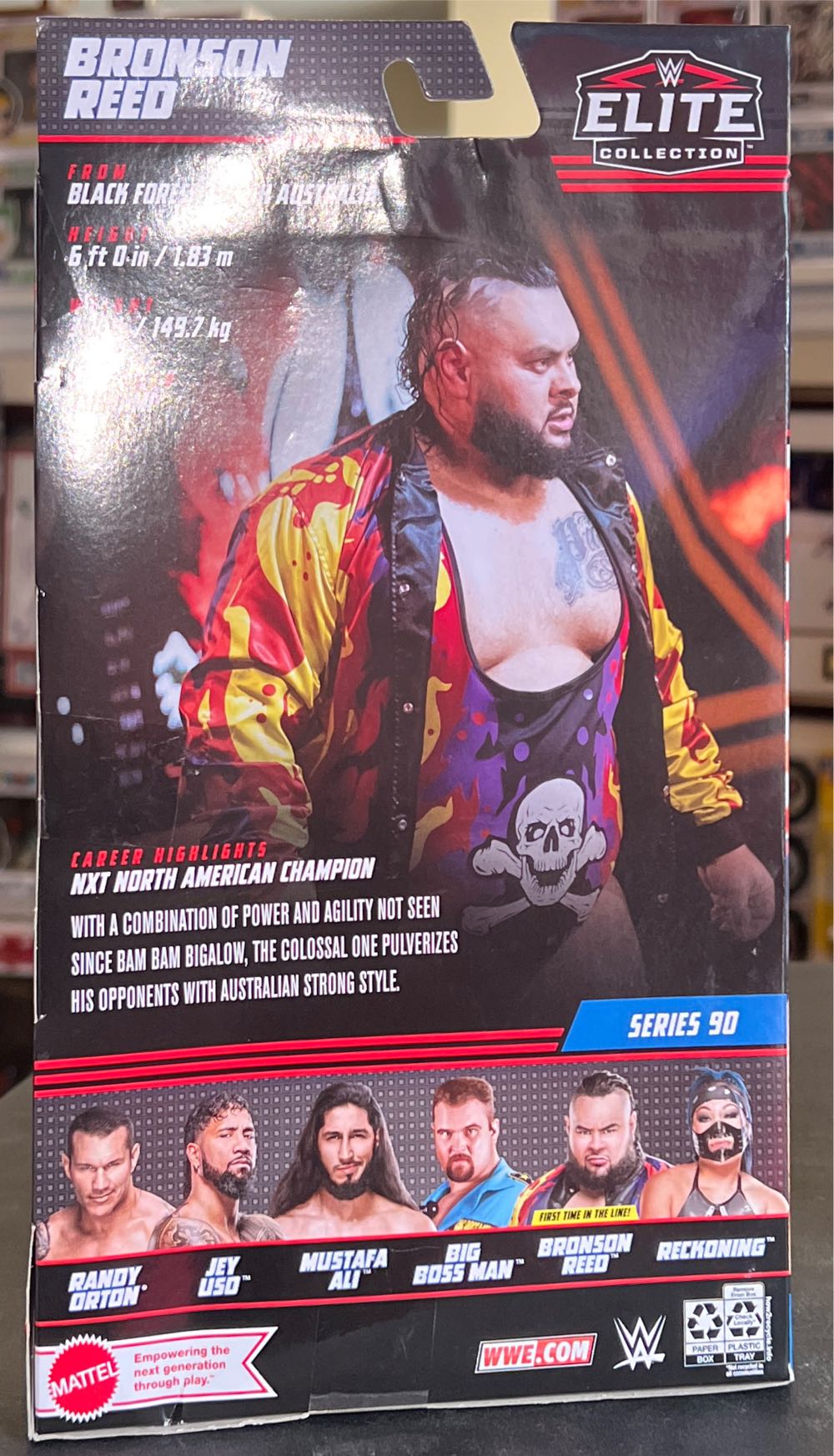 Bronson Reed - Mattel Wwe (WWE) action figure collectible - Main Image 2