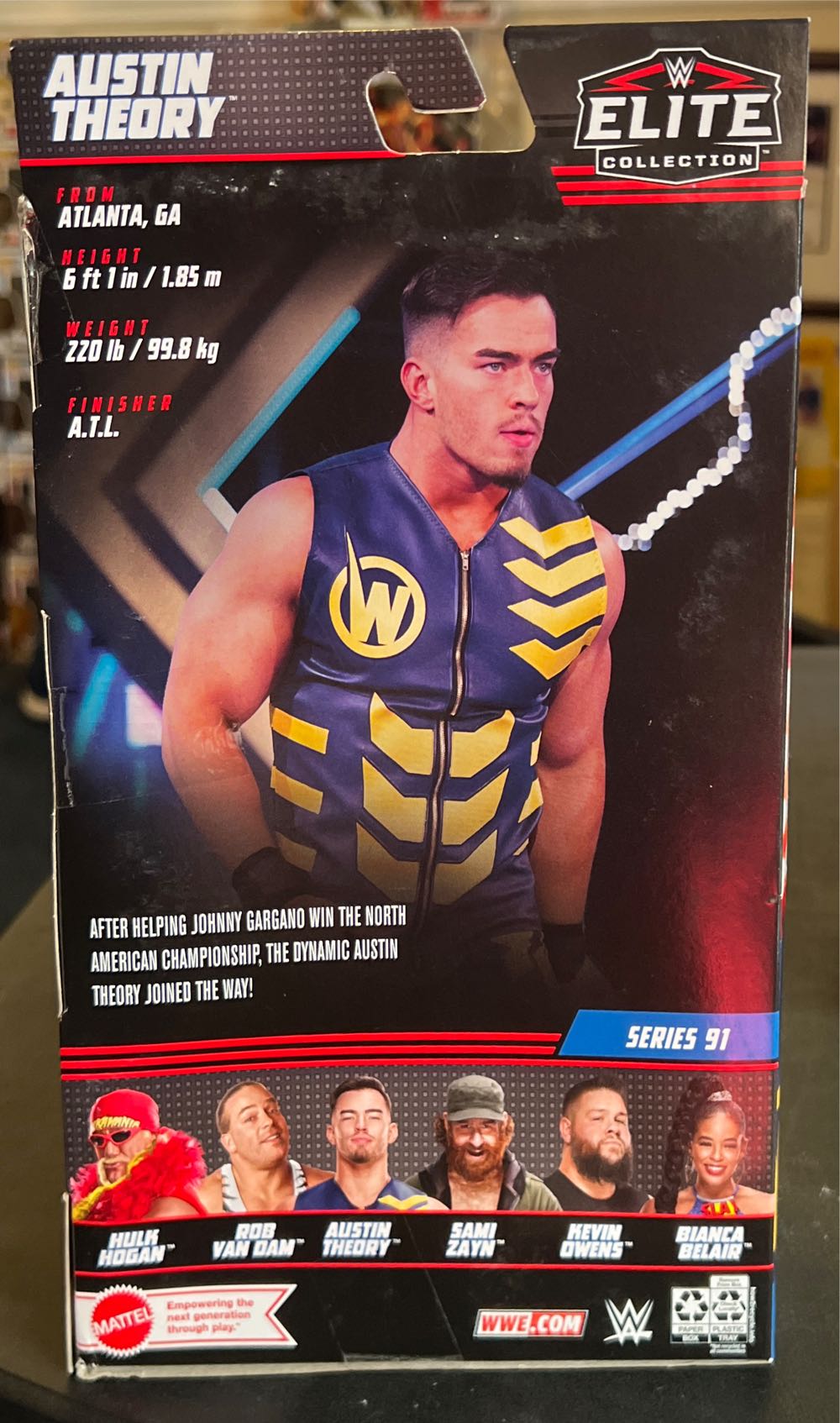 Austin theory - Mattel Wwe (WWE) action figure collectible - Main Image 2