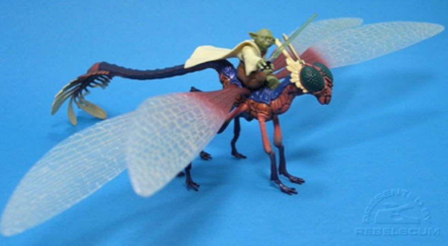 Yoda (Fly Into Battle On A Can-Cell) - Hasbro (Revenge Of The Sith) action figure collectible - Main Image 2