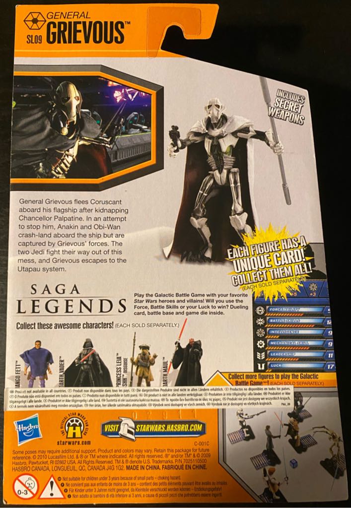General Grievous - Hasbro (Shadows Of The Dark Side) action figure collectible - Main Image 2