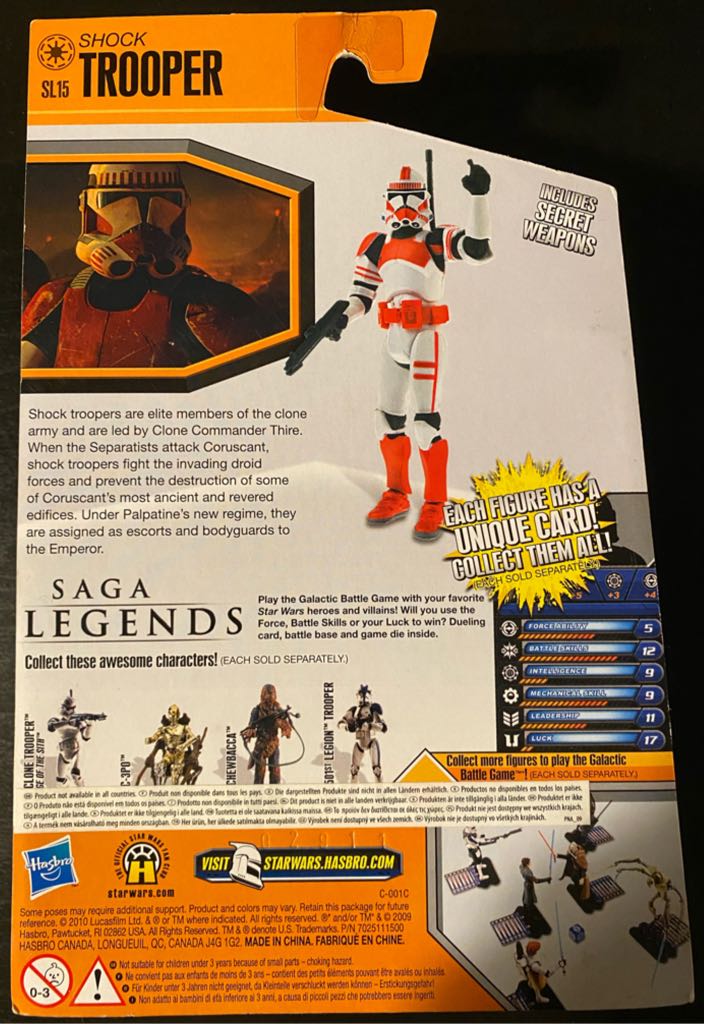 Shock Trooper - Hasbro (Shadows Of The Dark Side) action figure collectible - Main Image 2