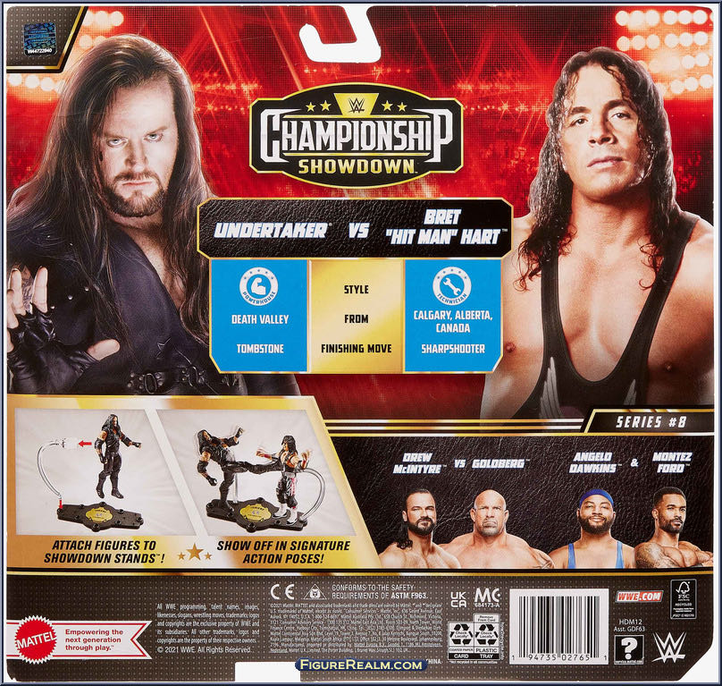 Undertaker - WWE Mattel (WWE Championship Showdown Series 8 (2022)) action figure collectible - Main Image 2